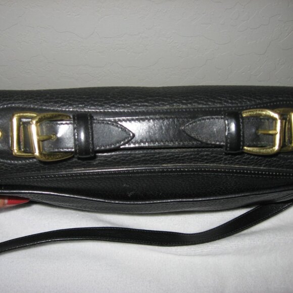 Vintage Dooney & Bourke Regal Mini Briefcase / Large Carrier Black Bag - Picture 7 of 15